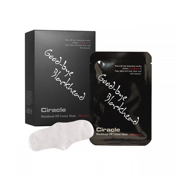 Ciracle, салфетки для удаления черных точек Blachead off cotton mask, 1 салфетка