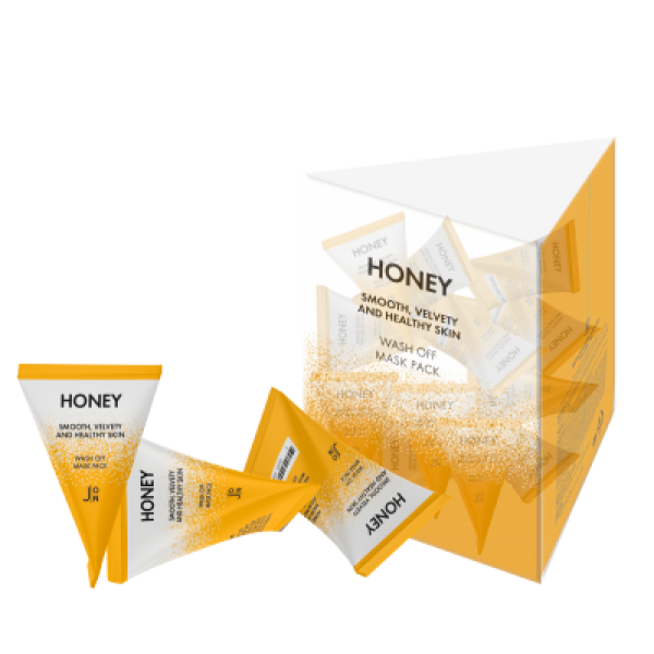 Маска-пирамидка для упругости кожи Jon Honey Smooth Velvety and Healthy Skin Wash Off Mask Pack, 5 г