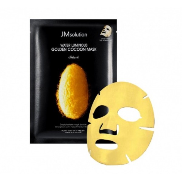 Тканевая маска с протеинами кокона золотого шелкопряда JMsolution Water Luminous Golden Cocoon Mask