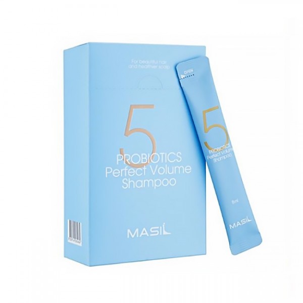 Шампунь для объема волос с пробиотиками в саше Masil 5 Probiotics Perpect Volume Shampoo, 8 мл