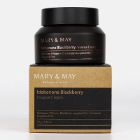 MARY&MAY IDEBENONE BLACKBERRY INTENSE CREAM 70G Крем с идебеноном и экстрактом ежевики