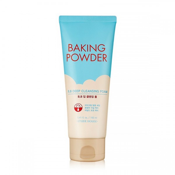 Пенка для жирной и комбинированной кожи Etude House Baking Powder Pore & BB Deep Cleansing Foam, 120 ml