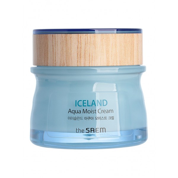 Увлажняющий крем с ледниковой водой The Saem Iceland Aqua Moist Cream, 60 мл