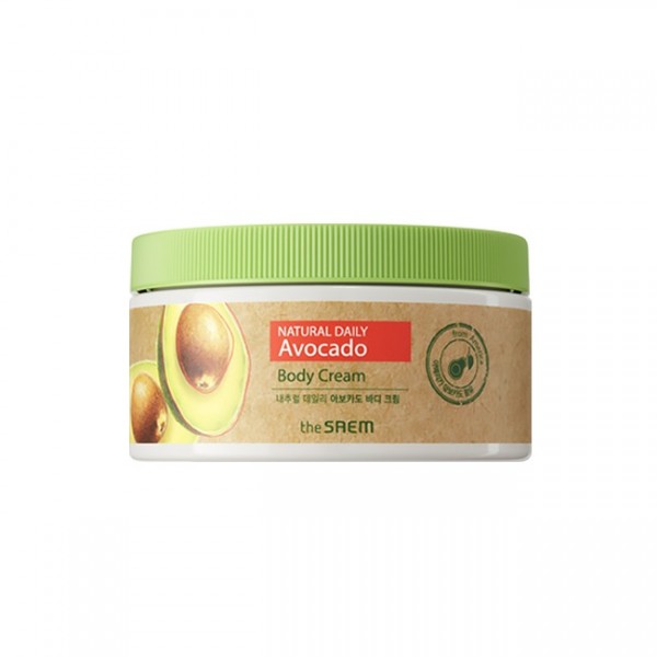 Питательный крем для тела с экстрактом авокадо The Saem Care Plus Avocado Body Cream, 300 ml